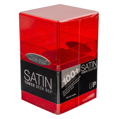 Ultra Pro - Glitter Red Satin Tower